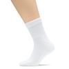 Hugh Ugoli Men's Cotton Diabetic Ankle Socks, Wide, Loose and Stretchy, Seamless Toe & Non Binding Top, Semi Cushion, 6 Pairs, White, Shoe Size: 8-11 view 2