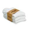 Hugh Ugoli Men's Cotton Diabetic Ankle Socks, Wide, Loose and Stretchy, Seamless Toe & Non Binding Top, Semi Cushion, 6 Pairs, White, Shoe Size: 8-11 view 4