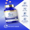 Carlyle B12 Vitamin 3000 mcg | 180 Tablets | Vegetarian Supplement | Non-GMO & Gluten Free view 4