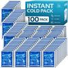 100 Pack Instant Cold Pack - Disposable Instant Ice Packs for Injuries Cold Compress Ice Pack for Pain Relief, Swelling 6 x 4.5 in view 1