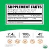 BulkSupplements.com Organic Sunflower Lecithin Powder - Sunflower Lecithin Supplement, Nutritional Supplement, Food Grade - Vegan & Gluten Free, 2.4g per Serving, 100g (3.5 oz) (Pack of 1) view 2