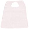 12 Pack Adult Bibs Washable Reusable Terrycloth Clothing Protectors - White view 1