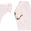 12 Pack Adult Bibs Washable Reusable Terrycloth Clothing Protectors - White view 3