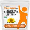 BulkSupplements.com Organic Sunflower Lecithin Powder - Sunflower Lecithin Supplement, Nutritional Supplement, Food Grade - Vegan & Gluten Free, 2.4g per Serving, 250g (8.8 oz) (Pack of 1) view 1