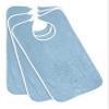 12 Pack Adult Bibs Washable Reusable Terrycloth Clothing Protectors - Blue view 1