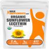 BulkSupplements.com Organic Sunflower Lecithin Powder - Sunflower Lecithin Supplement, Nutritional Supplement, Food Grade - Vegan & Gluten Free, 2.4g per Serving, 1kg (2.2 lbs) (Pack of 1) view 1