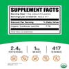BulkSupplements.com Organic Sunflower Lecithin Powder - Sunflower Lecithin Supplement, Nutritional Supplement, Food Grade - Vegan & Gluten Free, 2.4g per Serving, 1kg (2.2 lbs) (Pack of 1) view 2