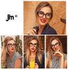 JM 3 Pack Oversized Cat Eye Reading Glasses for Women Funky Blue Light Flexible Cateye Readers +2.0 view 3