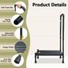 Medical Step Stool with Handle SUV Car Elderly Handicap Steps for RV Mobile Home with Handrail for Adults Seniors Bariatric Metal Stepping Stool Safety Step Assist Adjustable 300lb Foot Stool view 2
