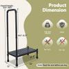 Medical Step Stool with Handle SUV Car Elderly Handicap Steps for RV Mobile Home with Handrail for Adults Seniors Bariatric Metal Stepping Stool Safety Step Assist Adjustable 300lb Foot Stool view 3