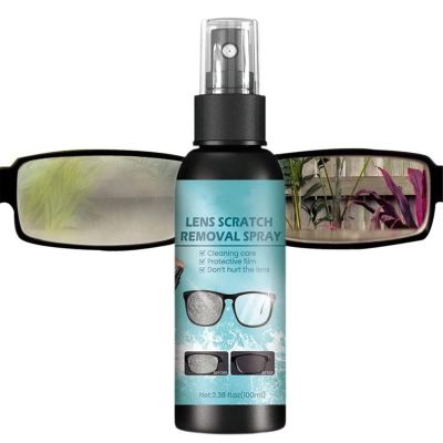 2023 New Lens Scratch Remover,100ML Repair Lens Glass Grinding Scratch,Glasses Cleaner Spray for Sunglasses Screen Cleaner
