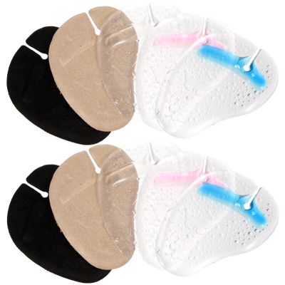 5pairs Metatarsal Forefoot Pads - Cushion Inserts for Thong Sandals and -Flops Material for and Comfort Non- Design Sticky Backing for