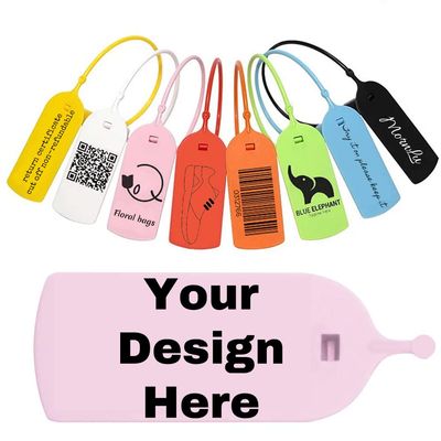 200pcs Custom Product Hang Tag - Add Your Image/Logo Design Plastic Disposable Tags - Suitable for Clothing, Shoes, Bags - Includes Brand Logo and Gift Label - Waterproof and Durable Personalized Tags