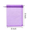 LOOKSGO 50 Pcs 6x9 Inches Organza Bags Wedding Party Favor Gift Bag With Drawstring view 4