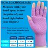 2 Pairs Arthritis Gloves for Pain Relief, Compression Gloves for Arthritis, Carpal Tunnel, Osteoarthritis, Joint, Typing, Driving, Fingerless Hand Gloves for Women Men (Grey1+Purple1, Small) view 4