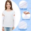 Eurzom 8 Pairs Eczema Sleeve for Kids Toddler Elastic Arm Sleeves Soft and Does Not Hurt the Skin UV Protection(7-9 Inch) view 2
