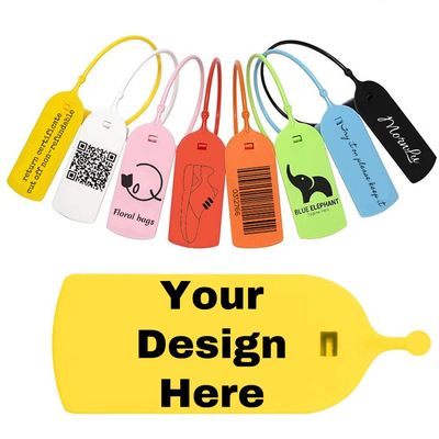 200pcs Custom Product Hang Tag - Add Your Image/Logo Design Plastic Disposable Tags - Suitable for Clothing, Shoes, Bags - Includes Brand Logo and Gift Label - Waterproof and Durable Personalized Tags