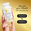 Coc March N.M.D Vitamin D3+K2 10,000 IU - High Potency Supplement for Women & Men, Immune Support, Bone & Joint Health - Gluten-Free, Non-GMO, 4 Month Supply, 250 mcg D3, 180 mcg of Vitamin K2 view 2
