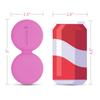 5BILLION Peanut Massage Ball - Double Lacrosse Massage Ball & Mobility Ball for Physical Therapy, Deep Tissue Massage Tool for Myofascial Release, Muscle Relaxer, Pink view 4