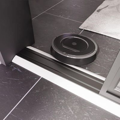 Vacuum Robot, Curb Ramp, Wheelchair Ramp, Threshold Ramp, Curb Ramp, Height: 1.2/1.8 Cm, Ramp Pad For Bathroom, Balcony, Freestanding, Easy To Clean, Arbitrary Cutting Ramps. ( Color : 140cm , Size :