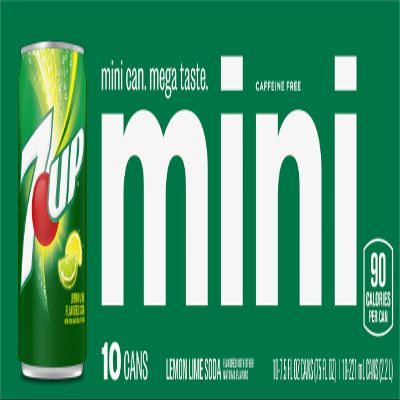 7-UP, 7-UP Mini Lemon Lime Soda, 7.5 Ounce