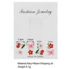 Colorful Fruit Butterfly Flower Earrings Set of 16 Creative Small Jewelry Card Earrings Set view 3
