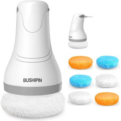 BUSHIPIN Body Sculpting Machine Electric Cellulite Massager 6 Pads, Handheld Full Body Massage Machine for Back/Abdomen/Butt/Leg/Arms Deep Massage Relax, Rotaion Vibration Anti Cellulite