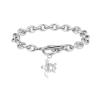 Urn Bracelet Cremation Bracelet for AshesCremation Jewelry Urn Bracelet for Ashes Stainless Steel Sea Turtle Cremation Keepsake Memorial Urn Bangle for Pet,Rose Gold,22cm view 3