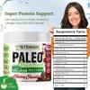 Collagen Protein Powder Without Stevia - Non GMO Collagen Powder for Women with Carrot Broccoli Apple Fiber - Paleo Keto 300g Grass Fed Beef Protein Powder & Superfood Blend by Autoimmune view 2