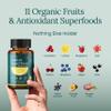 100% Organic Fruits and Veggies Supplement (USDA Organic - Made in USA) 180 Potent Fruits and Vegetable Capsules for Energy Boost & Daily Fruit and Vegetable Vitamins - Vegan, Non-GMO, Gluten-Free view 2
