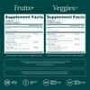 100% Organic Fruits and Veggies Supplement (USDA Organic - Made in USA) 180 Potent Fruits and Vegetable Capsules for Energy Boost & Daily Fruit and Vegetable Vitamins - Vegan, Non-GMO, Gluten-Free view 4