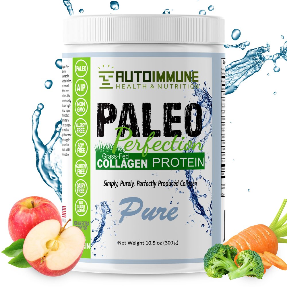 Collagen Protein Powder for Women & Men - Soy, Gluten, & Dairy Free Non GMO Collagen Protein from Grass-Fed Beef - 300 g Grass Fed Beef Protein Powder by Autoimmune