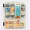 HUNTERS RESERVE - A REEL CATCH EXOTIC MEAT & CHEESE COLLECTION - TACKLE BOX - VENISON ELK WILD BOAR SHARP CHEDDAR CHEESE STONE GROUND MUSTARD view 1