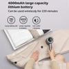 Portable Electric Lint Remover, Fabric Shaver, USB Rechargeable Sweater Shaver with 2 Replaceable Blades Portable Easy Removal Fuzz Lint Pills for Clothes Sweater Couch Blanket Wool view 3