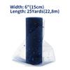 Sparkling Tulle Fabric for Tutu Skirts and Wedding Party Birthday Festival Decoration Gift Wrapping with Hexagon Glitters 6" x 25 Yards (Red) view 3