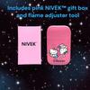 NIVEK Kitty Cat Lighter Y2k 12 Consetellations Horoscope Astrology Zodiac Birth Signs Pretty Pink Flame Kawaii Collectable Japanese Cool Accesories (Pisces) view 2