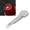 Qinlorgo Pipe Tamper Tool Nozzle Piping 3In1 Chimney Scraper Tool Cleaner Toolset Stainless Steel Reamer Tamper Utensil Wood Tool Tool Tamping for Hose Pipe Piping Nozzle Supply Citrus view 2