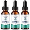 (3 Pack) Cortexi Ear Drops - Official Formula - Cortexi Tinnitus Treatment Cortexi Hearing Support Drops, Cortexi for ringing in ears, Cortexi Supplement Drops Maximum Strength New Improved (3 oz) view 1