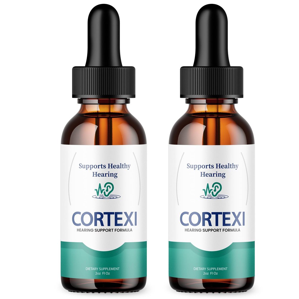 (2 Pack) Cortexi Ear Drops - Official Formula - Cortexi Tinnitus Treatment Cortexi Hearing Support Drops, Cortexi for ringing in ears, Cortexi Supplement Drops Maximum Strength New Improved (2 oz)