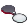 10X Pocket Folding Magnifier Loupe Optical Magnifying Glass with Leather Case Accessory view 4