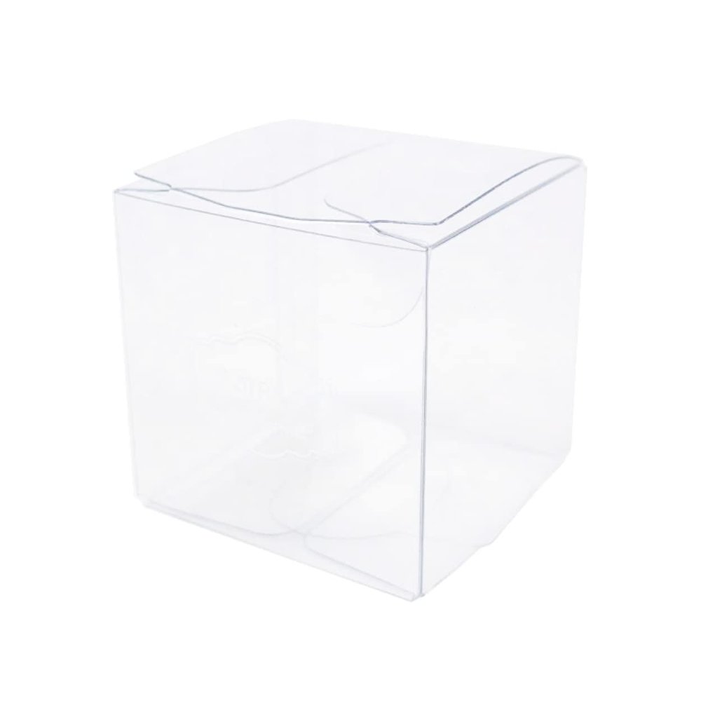 paqava 25PCS Transparent Boxes 2 x 2 x 2 inch, Candy Box, Clear Favor Boxes Gift Boxes (10)