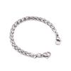 BAIYI HOPE Stainless Steel Wheat Chain Interchangeable Medical Alert ID Bracelets view 1