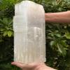 Jumbo Selenite Log, Natural White Crystal Huge Selenite Log, Giant Raw Selenite, Rough Raw Crystal Bar, Healing Crystals (12-15 lbs) view 3