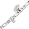 BAIYI HOPE Stainless Steel Figaro Chain Interchangeable Medical Alert ID Bracelets view 2