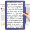 Molebe 5X Large Page Magnifying Glass for Reading, Blue view 1