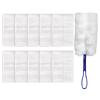 10 Pcs Duster Refills and 1 Short Handle, Disposable Duster Kit with Long Handle, Dusters Dusters for Cleaning, Extra Soft Fiber Dust Duster for Cleaning Blinds view 1