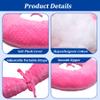 coceyese BBL Pillow After Surgery for Butt Sleeping, Brazilian Butt Lift Pillow Post Surgery Recovery for Sitting Sleeping Driving Donut Pillow for Woman Lumbar Back Cushion Seat Foam (Pink Dot) view 3