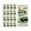 Wang Olive Oil Roasted Seaweed Snack with Green Tea, Gluten-free, Keto-friendly, Vegan, Healthy Snack 0.14 Ounce, Pack of 16 view 1
