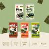 Wang Olive Oil Roasted Seaweed Snack with Green Tea, Gluten-free, Keto-friendly, Vegan, Healthy Snack 0.14 Ounce, Pack of 16 view 3