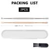 2 Pcs Spiral Ear Wax Removal Kit Ear Cleaning Kit Clinear Ear Cleaner Earwax Removal Tools Metal Ear Cleaner Earwax Removal Ear Wax Cleaner Ear Cleaning Tool Spiral Ear Cleaner Earwax Removal Kit view 2